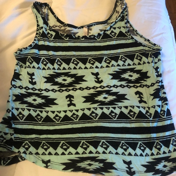 My Michelle top, women's small, turquoise and black - Picture 1 of 2